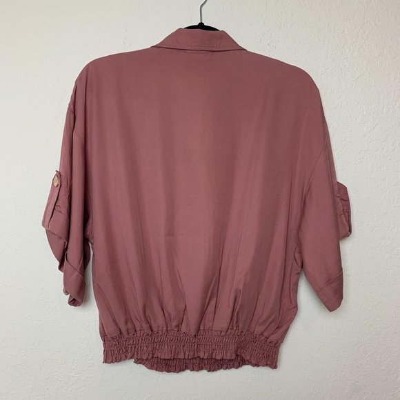 Kensie Mauve Color Top Blouse - Picture 7 of 7